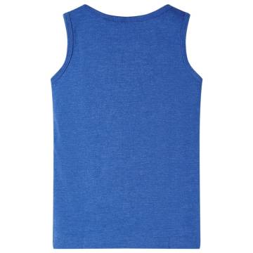 Kids' Tank Top Blue Melange - Comfortable & Stylish