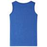 Kids' Tank Top Blue Melange - Comfortable & Stylish