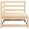 Garden Sofas Corner Set - Solid Pine Wood, 2 pcs | HipoMarket