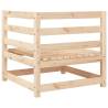 Garden Sofas Corner Set - Solid Pine Wood, 2 pcs | HipoMarket