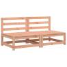 Garden Sofas Armless 2 pcs - Solid Wood Douglas - Hipomarket