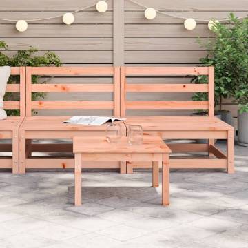 Garden Sofas Armless 2 pcs - Solid Wood Douglas - Hipomarket