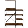 Baker's Rack Smoked Oak - 90x40x132 cm Storage Solution