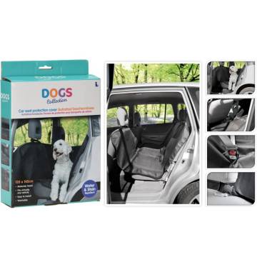 Pets Collection Car Seat Protection Cover - Black | 135x145 cm