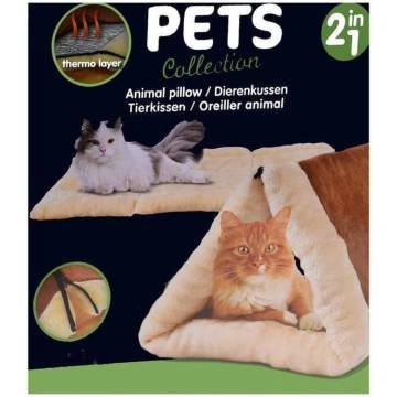 Pets Collection 2-in-1 Cat Cushion & Tunnel - 90x60 cm