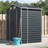 Garden Shed Anthracite 191x130x198 cm Galvanised Steel Colour anthracite Size 191 x 130 x 198 cm Quantity in Package 1 