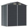 Garden Shed Anthracite 191x130x198 cm - Galvanised Steel