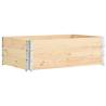 Pallet Collars 3 pcs | Solid Pine Wood 50x150 cm