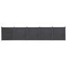 Fence Panel Set Grey 872x186 cm WPC Colour grey Size 872 x 186 cm Quantity in Package 1 