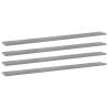 Bookshelf Boards 4 pcs Concrete Grey | Engineered Wood Storage