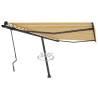 Freestanding Manual Retractable Awning 400x300 cm Yellow/White Colour yellow and white Size 400 x 300 cm Quantity in Package 1 