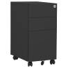 Mobile File Cabinet Anthracite 30x45x59 cm Steel Colour anthracite Quantity in Package 1 