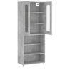 Highboard Concrete Grey | Stylish Engineered Wood Storage