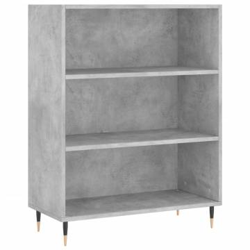 Highboard Concrete Grey | Stylish Engineered Wood Storage