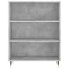 Highboard Concrete Grey | Stylish Engineered Wood Storage