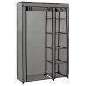 Folding Wardrobes 2 pcs Grey - Space-Saving Storage Solution