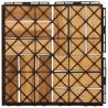 30 pcs Solid Wood Teak Decking Tiles - 30x30 cm | HipoMarket