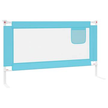 Toddler Safety Bed Rail Blue 140x25 cm - Hipomarket