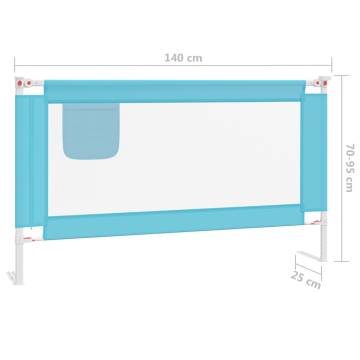 Toddler Safety Bed Rail Blue 140x25 cm - Hipomarket