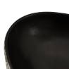 Chic Black & Blue Oval Countertop Basin - 56.5x36.5 cm