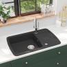 Granite Kitchen Sink Single Basin Black Colour black 