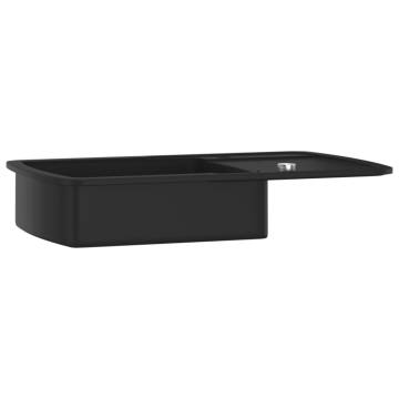 Granite Kitchen Sink Single Basin Black | Timeless Design