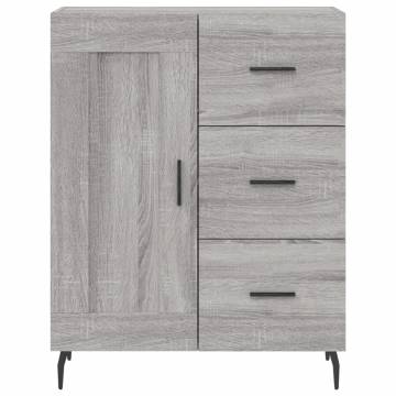 Highboard Grey Sonoma - Stylish Storage Solution | Hipomarket