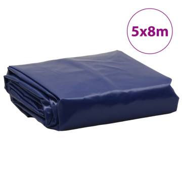 Heavy-Duty Blue Tarpaulin 5x8 m - Water Resistant & Durable