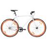 Fixed Gear Bike White and Orange 700c 59 cm Colour white and orange Frame size 59 cm Number of 1 