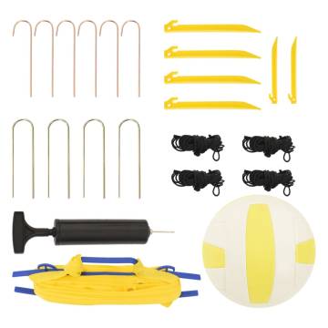 Volleyball Net Yellow & Black 823x244 cm - Easy Setup & Durable