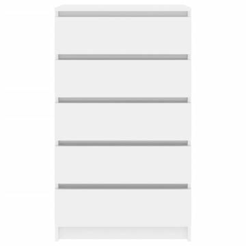 High Gloss White Drawer Cabinet - Elegant Storage Solution