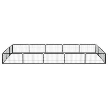 16-Panel Dog Playpen - Durable Steel & Customizable Design