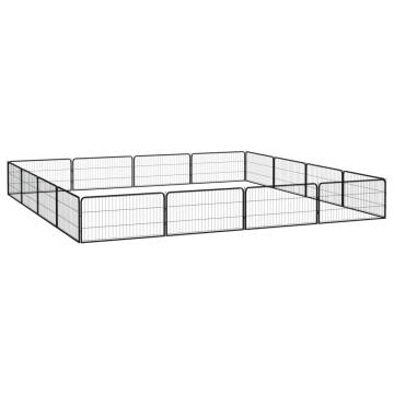 16-Panel Dog Playpen - Durable Steel & Customizable Design