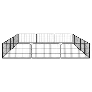 16-Panel Dog Playpen - Durable Steel & Customizable Design