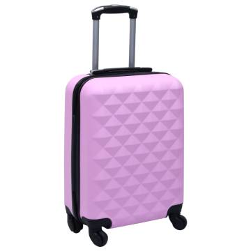 Pink Hardcase Trolley - Durable ABS Suitcase for Travel