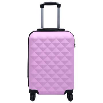 Pink Hardcase Trolley - Durable ABS Suitcase for Travel