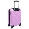 Pink Hardcase Trolley - Durable ABS Suitcase for Travel