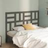 Bed Headboard Grey 166x4x104 cm Solid Wood Pine Colour grey Size 166 x 104 cm Quantity in Package 1 