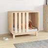 Dog House 70x50x62 cm Solid Wood Pine Colour natural Size 70 x 50 x 62 cm 