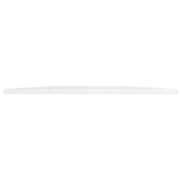 High Gloss White Bookshelf Boards - 4 pcs | Hipomarket