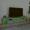 Stylish Grey Sonoma TV Cabinet with LED Lights | HipoMarket