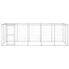 Galvanised Steel Outdoor Dog Kennel - 12.1 m² | HipoMarket UK