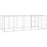 Galvanised Steel Outdoor Dog Kennel - 12.1 m² | HipoMarket UK