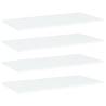 Bookshelf Boards 4 pcs White 80x40x1.5 cm Engineered Wood Colour white Size 80 x 40 x 1.5 cm Quantity in Package 4 