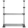 Trendy Aluminium Kitchen Shelf - 50x25x(50-70) cm