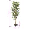 Artificial Bamboo Tree 368 Leaves 80 cm - Green Decor