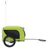 Pet Bike Trailer - Green & Black Oxford Fabric & Iron