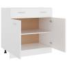 Drawer Bottom Cabinet White 80x46x81.5 cm | Hipomarket