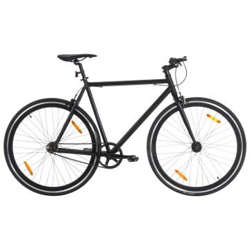 Fixed Gear Bike Black 700c 59 cm - Lightweight & Versatile