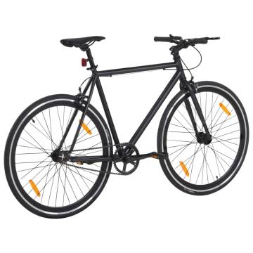 Fixed Gear Bike Black 700c 59 cm - Lightweight & Versatile